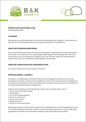 Datenschutzerkl&auml;rung